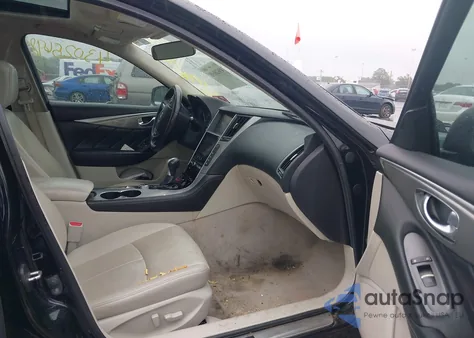 2015 Infiniti Q50 z USA, uszkodzony, nr VIN JN1BV7AR8FM406242